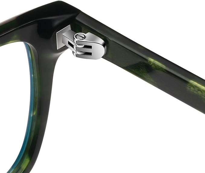 Dollger Fashionable Square Transparent Lenses Blue Light Blocking Glasses for Women Men - Computer Glasses for Stylish Women