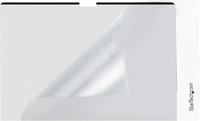 StarTech.com 13.3in Flip-Over Laptop Privacy Screen for MacBook Pro, Anti-Glare and Blue Light Reduction Privacy Filter