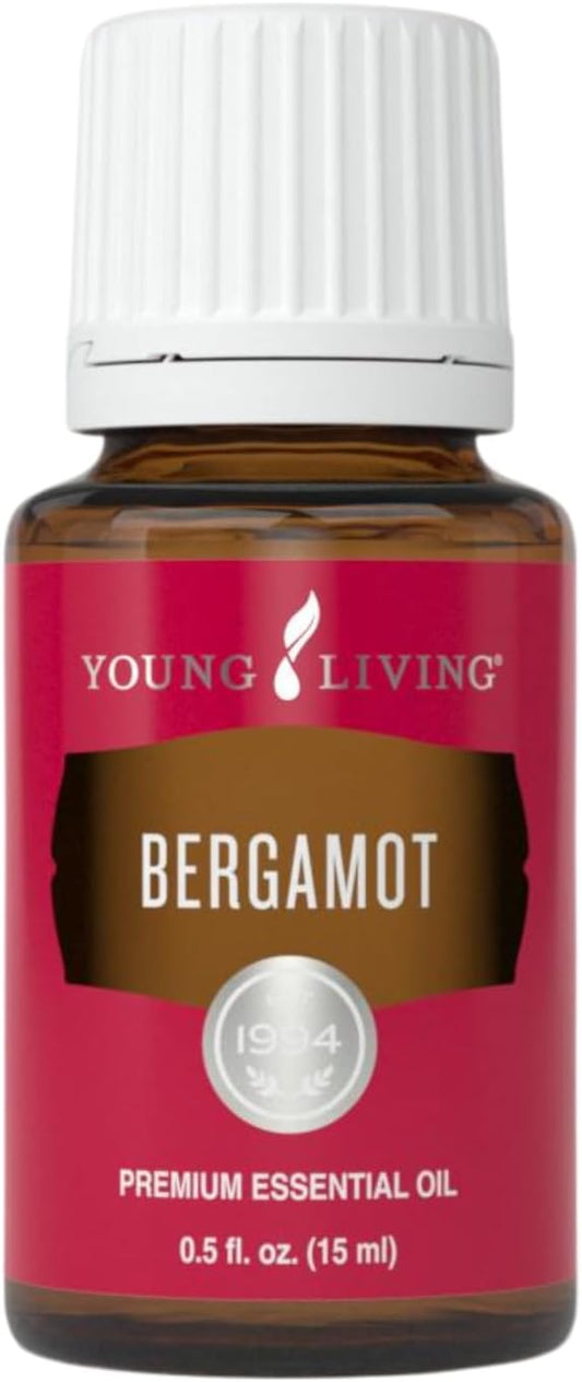 Young Living Bergamot Essential Oil 15ml | Aromatherapy Diffuser | Organic, Vegan & Gluten Free | Relaxing & Calming | Has a Cleansing & Purifying Properties | Wellness Support