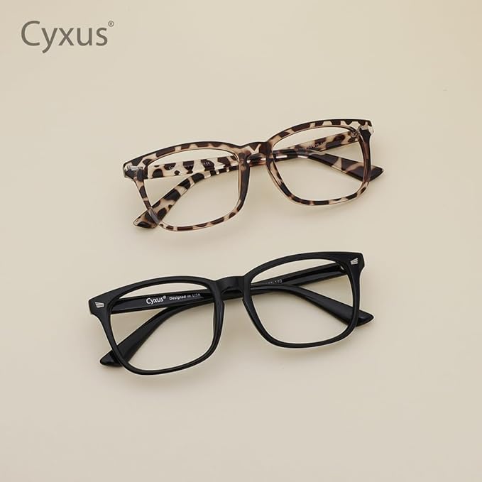 Cyxus Blue Light Glasses for Men Women Reduce Eye Strain UV Blocking for Computer Screen 8082