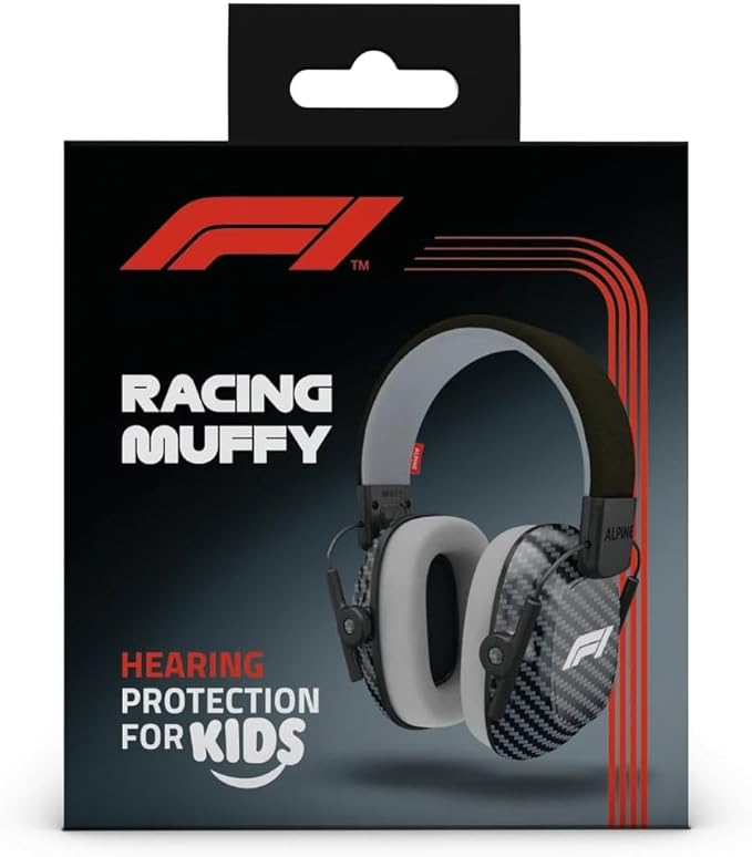 Alpine Muffy Kids - Noise Cancelling Headphones for Kids - CE & ANSI Certified - 25dB - Sensory & Concentration Aid - Formula 1®