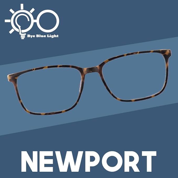 Blue Light Blocking Glasses – Lightweight, Anti-Glare & Eye Strain Relief for Gaming, Reading & Office Use