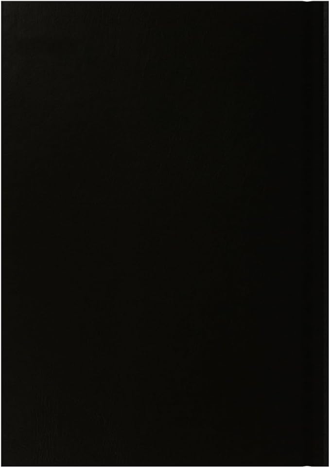 Collins 'Essentials' 12 Month Mid/Academic Year Planner, July 2025-July 2026 - ESSA53M.99-2526 - Week-to-View Diary, A5 Hard Cover, Black