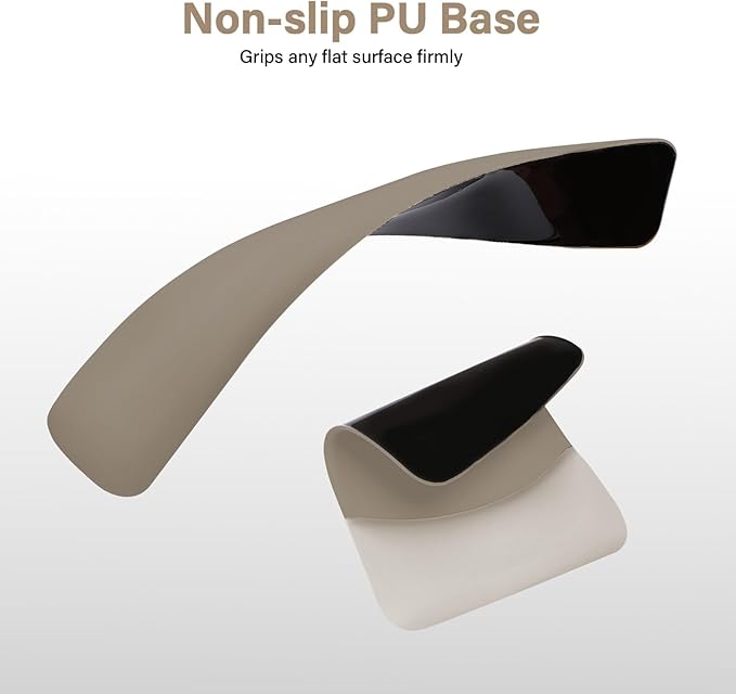 MOSISO Wrist Rest Support for Mouse Pad&Keyboard Set, Rectangular Ergonomic Mousepad Non-Slip Base Home/Office Pain Relief&Easy Typing Pad with Neoprene Cloth&Raised Curved Memory Foam, Bronze Brown