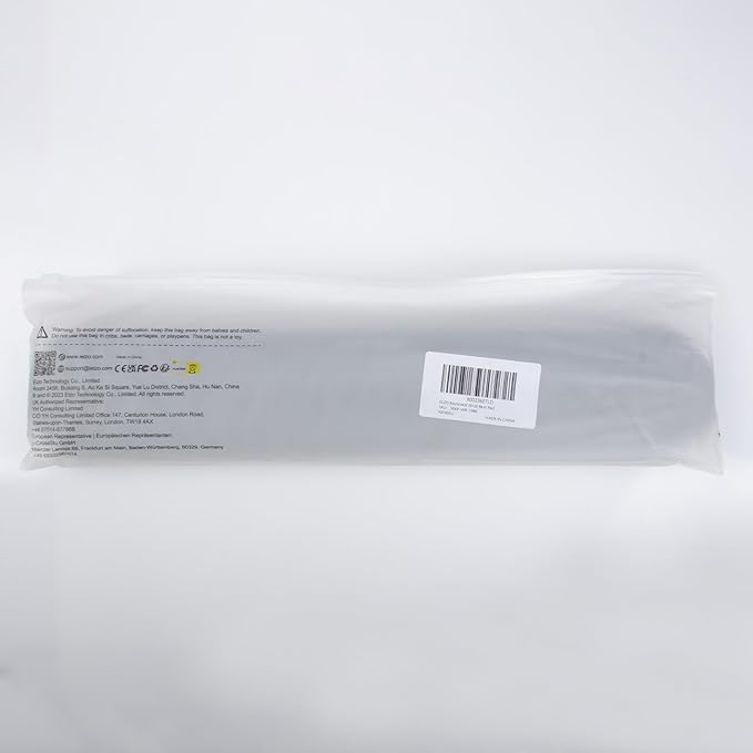 ELZO Wrist Rest for Keyboard, Soft Memory Foam Wrist Support, Ergonomic, Non-Slip for Computer Keyboard, Made Easy Typing & Relieve Wrist Pain, Black