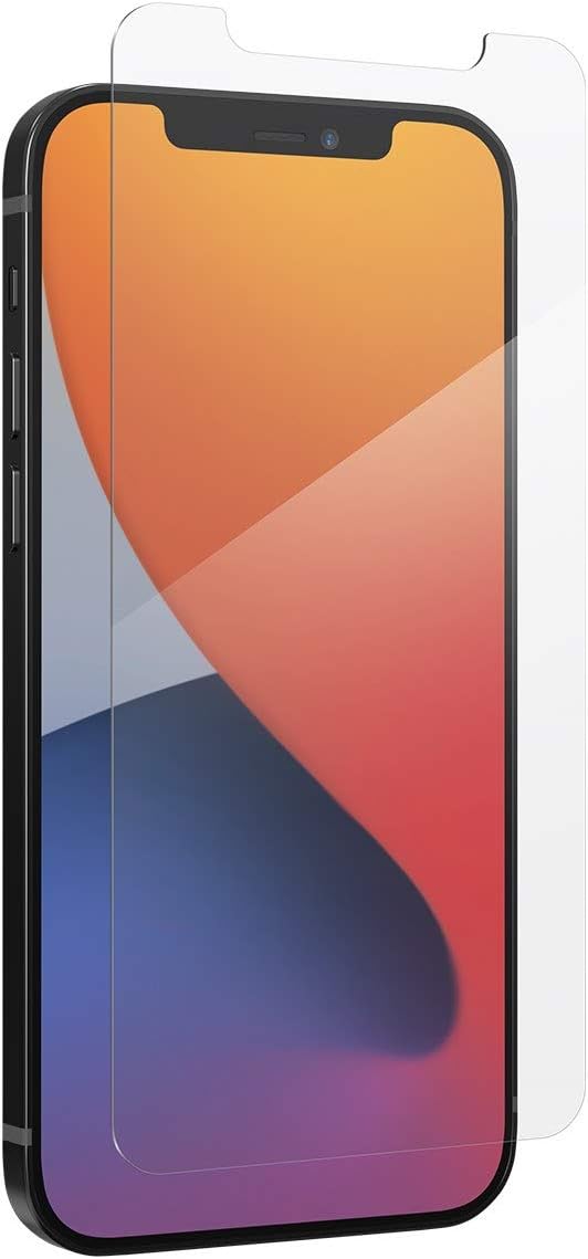 ZAGG Glass Elite Plus Screen Protector - Made for iPhone 12 Pro Max - Case Friendly Screen - Impact & Scratch Protection, InvisibleShield, clear (200106657)