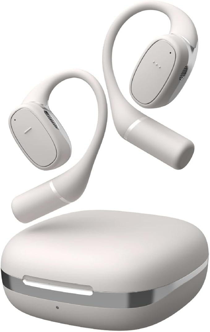 Open Ear Headphones Wireless Bluetooth 5.3 for Women Sweatproof IP54 • 28H Battery (8H+Case) • Dolby Sound • Ultra-Light Comfort for Workout Running