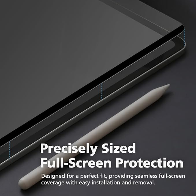 360° 4-Way Magnetic & Nano Adsorption Privacy Screen Protector for iPad Pro 11 Inch M4 2024 | Detachable, Anti-Spy, Anti-Fingerprint | Works in Both Landscape & Portrait Modes