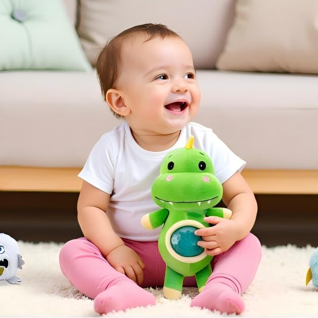 Dinosaur Stuffed Animal, Stuffed Animals, Unicorn Toys for Girls Age 4-6, Plush Toys with Squishy Ball in Her Tummy, Christmas Birthday Gifts for Baby, Toddler, Kids