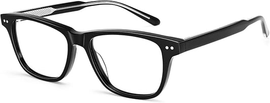 Dollger Fashionable Square Transparent Lenses Blue Light Blocking Glasses for Women Men - Computer Glasses for Stylish Women