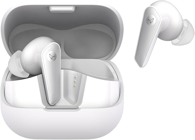 Libratone AIR+ 3 True Wireless in-Ear Headphones, Industry Leading Active Noise Cancelling, 11mm Dynamic Drivers, IP54 Rated dust and Water Resistent, 24 Hours of Battery Life (White)