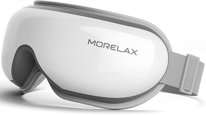 cotsoco Eye Massager with Heat, Birthday Gifts for Women, Heated Eye Mask with Bluetooth Music, Relax & Reduce Strain Dark Circles and Improve Sleep, Gift for Mom Dad Women Men