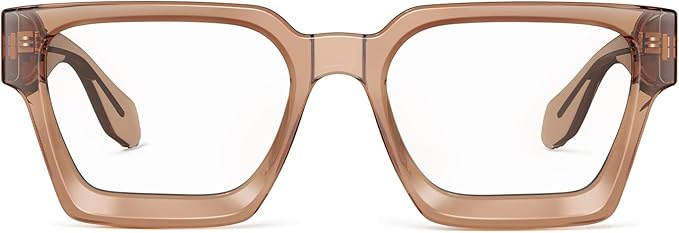 VISOONE Blue Light Blocking Glasses Rectangle Chic Preppy Look MultiColor Frame for Women Men RIVER