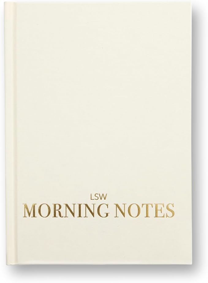 Undated 3-Month Morning Notes Journal - A5 Daily Planner Notebook with Daily Prompts & Mindfulness Exercises - Wellness, Self-Care Journal - Motivational Notebook
