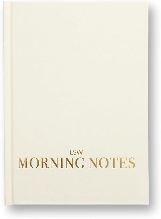 Undated 3-Month Morning Notes Journal - A5 Daily Planner Notebook with Daily Prompts & Mindfulness Exercises - Wellness, Self-Care Journal - Motivational Notebook