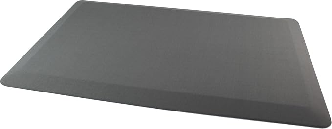 Ultralux Anti-Fatigue Standing Comfort Mat, Thick Non-Slip Cushioned Kitchen Floor Mat 3/4” Thick 20" x 32" Premium Durable Ergonomic Multi-Use Standing Support Pad, Home, Office, Kitchen Rug, Gray