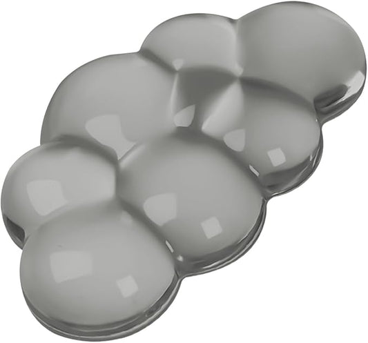 Gel Cloud Mouse Wrist Rest, Cute Wrist Support and Arm Support for Mouse Rest Typing Pain Relief，Suitable for Office/Computer/Laptop/Gaming (Transparent Gray)
