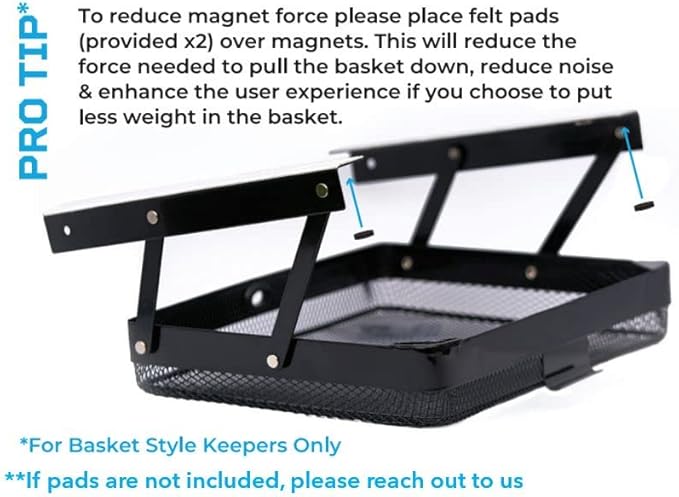 Everything Keeper - Organizer for Home, Kitchen, Bathroom, RV, Small Spaces - Storage Organizers - Compact Metal Basket - Under Cabinet Holder - Easy Install - Holds Strong - 13 x 10 x 2.5 in