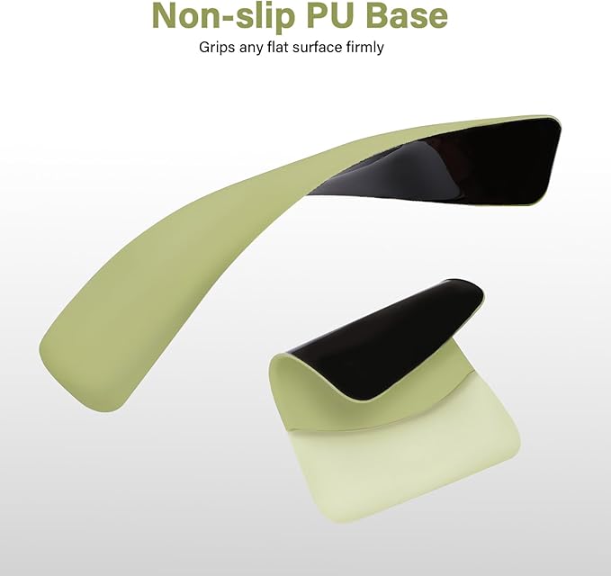 MOSISO Wrist Rest Support for Mouse Pad&Keyboard Set, Rectangular Ergonomic Mousepad Non-Slip Base Home/Office Pain Relief&Easy Typing Pad with Neoprene Cloth&Raised Curved Memory Foam, Olive Green