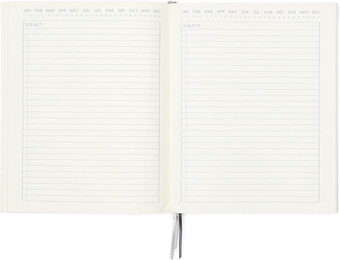 DesignWorks Ink Standard Issue Notebook No. 3 – 6.75" x 8.5" Undated Daily Planner & Writing Journal, 192 Lined Pages, Pen Holder, Small Notebook for Work & Journaling - Rosewood & Blush