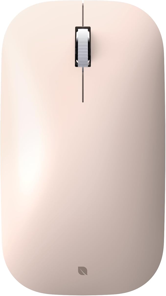 Incase Modern Mobile Mouse – Designed by Microsoft – Lightweight, Precision Navigation, Right/Left Hand Use, Scroll Wheel, BlueTrack Technology, Wireless Bluetooth for Mac/Windows/8/10/11 (Sandstone)