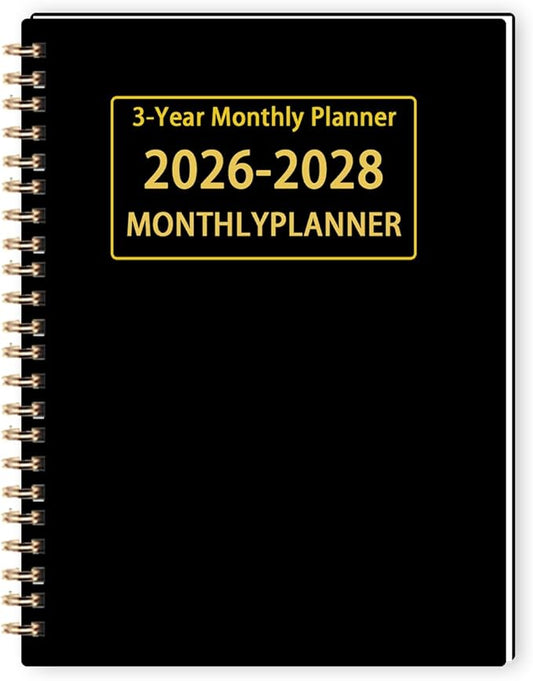 2026-2028 Monthly Planner - 3 Year Monthly Calendar/Planner 2026-2028, 5.9" x 8.5", 36 Month Calendar Planner, Planners with Twin-Wire Binding, Lined Notes Pages