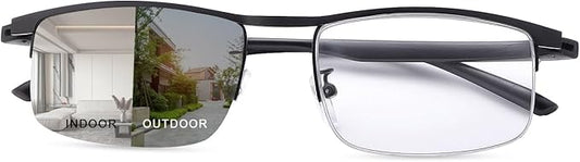 YIMI Photochromic Blue Light Blocking Glasses UV400 Anti Eyestrain Computer Gaming Blue Light Screen Blocker Glasses Clear Lens Anti Glare Eye Protection Eyewear for Men Women