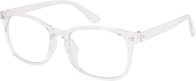 Blue Light Glasses for Woman Men | 99% Blue Light Blocking Glasses | Computer Glassess | Night Driving | Gaming | TV Phone Screen Reader Square Frame | Anti Eyestrain & UV Glare Protection