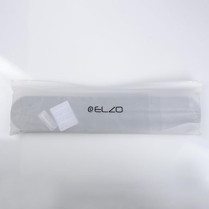 ELZO Wrist Rest for Keyboard, Soft Memory Foam Wrist Support, Ergonomic, Non-Slip for Computer Keyboard, Made Easy Typing & Relieve Wrist Pain, Black