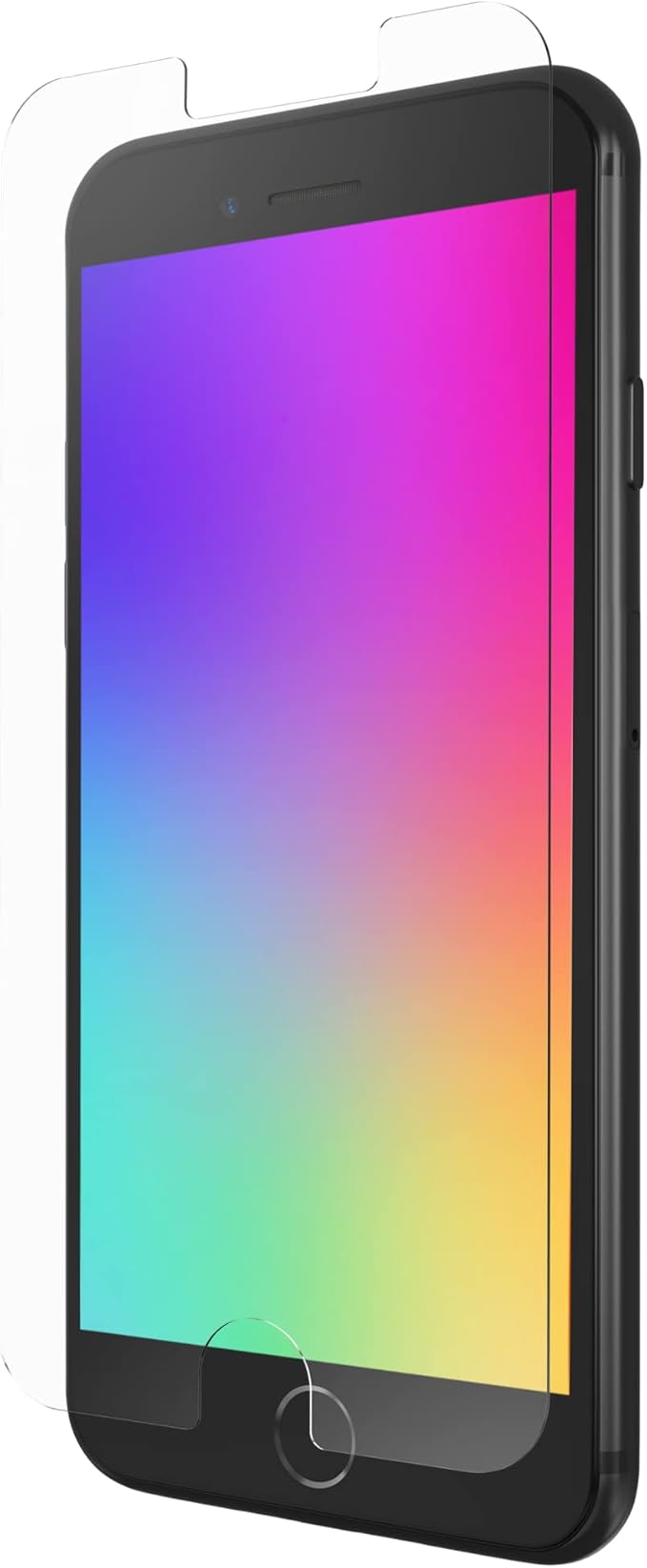 ZAGG Glass Elite VisionGuard Screen Protector for iPhone SE (3rd/2nd Gen), 8, 7, 6s, 6 – Blue Light Filter, Aluminosilicate Glass, Scratch & Shatter Protection, InvisibleShield, Easy Install