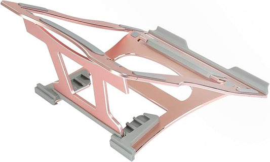 Laptop Stand - 3 Folding Modes in 1. Portable Ergonomic Angled Aluminum Stand. Adjustable Height Laptop Holder for Desk, 10''15.6''