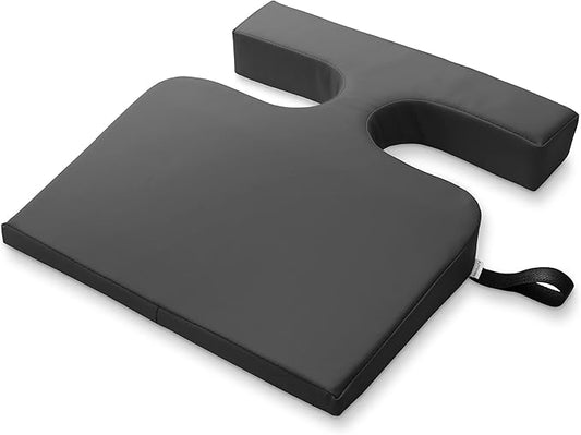 Saloniture Women's Comfort Cushion - Massage Table Wedge Bolster Pillow, Black