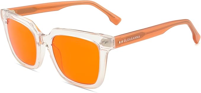 99.9% Blue Light Blocking Glasses for Men Women Anti-Fatigue Computer Gaming Glasses Stop Eyestrain Headaches