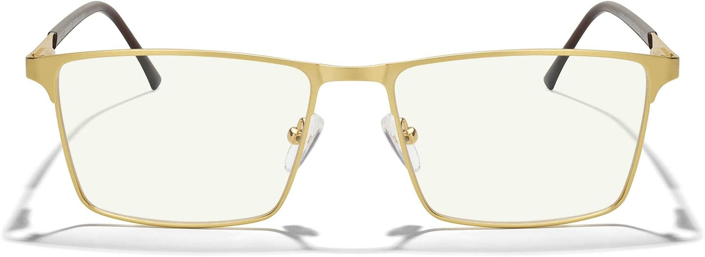 MERRY'S Men's Blue Light Blocking Glasses - Vintage Computer Reading Glasses for Men