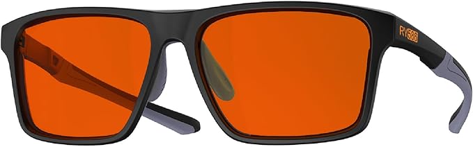 HD Premium Sleep Glasses P1AS 99.9% Blue Light Blocking Gaming Computer Screen Glasses Reduce Eyestrain & Glare High Contrast Definition UV580 nm