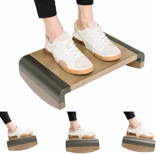 Tiel Rocking Foot Rest for Under Desk – Foot Rest for Under Desk at Work – No Assembly Tool Needed – Ideal for Gamers, Office Workers, and Remote Work Setups