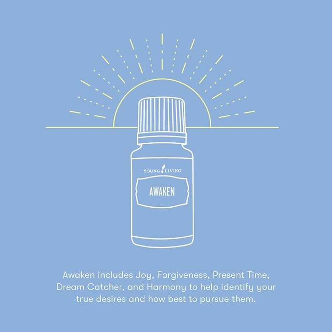 Young Living - Awaken Essential Oil Blend 5 ml | Aromatherapy for Inner Self-Awareness | Promotes Emotional Wellness & Spiritual Awakening | Uplifting, Energizing Aroma