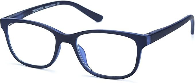 ZENOTTIC Kids Blue Light Blocking Glasses Anti Glare Lens Lightweight Frame Computer Eyeglasses for Boys and Girls