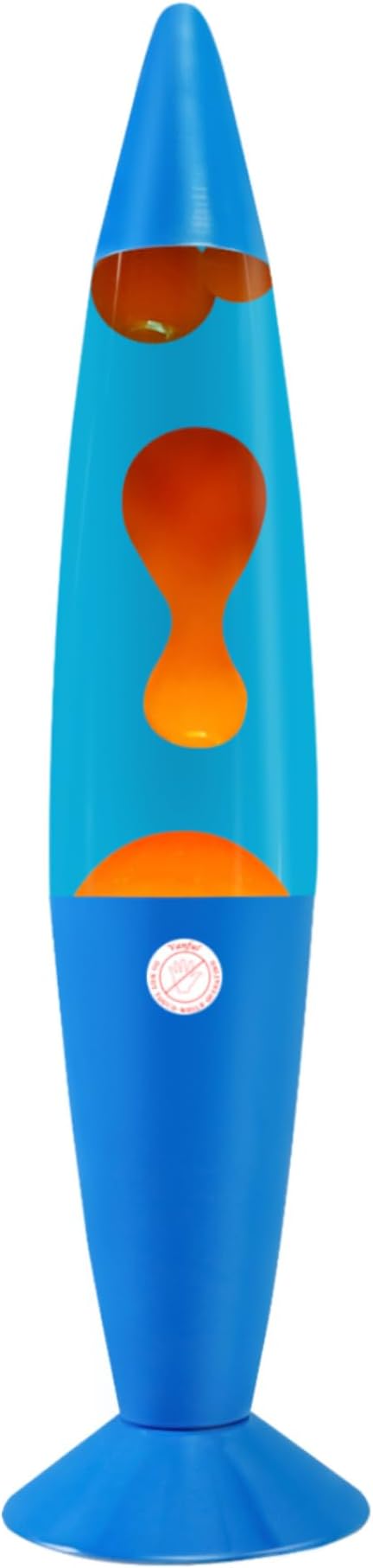 Orange Liquid Motion Lamp 16 Inches for Adults and Kids, Blue Base Magma Lamp Set The Mood for Home Living Room Office Bedroom Decor, Magma Lamp Night Light Cool Present for Boys Girls Teens