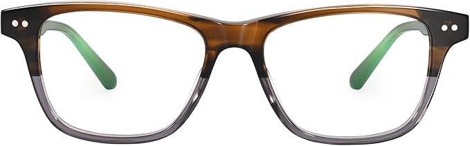 Dollger Fashionable Square Transparent Lenses Blue Light Blocking Glasses for Women Men - Computer Glasses for Stylish Women