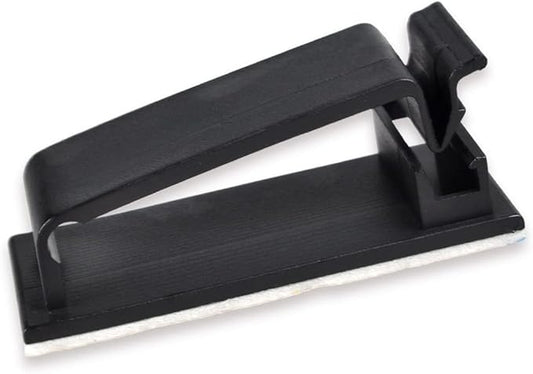 Cable Clips, Ethernet Cable Organizer, Conwork Adhesive Wire Management Clamps, Desktop Cord Holder Hider, Charging Cable Drop Organizer & Management System for TV PC Laptop Home Office [25-Pack]