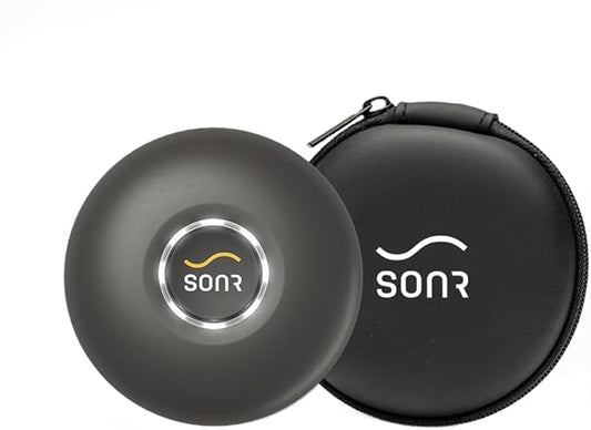 SONR Music 2-in-1 Bundle – Open-Ear Underwater Music Player for Swimmers & Storage case (Graphite)