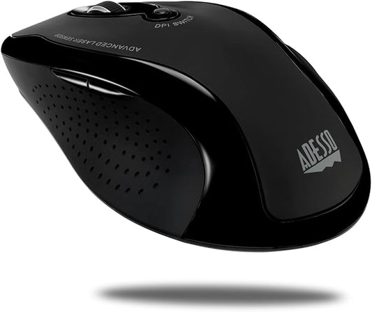 Adesso iMouse G25 - Wireless Ergonomic RF Laser Mouse