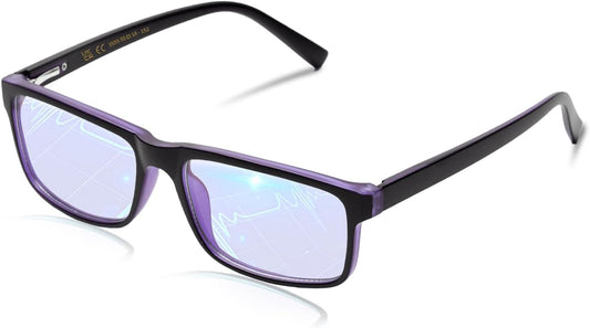 Blue Light Glasses For Women/Men Computer Reading Gaming Glasses Improve Sleep Reduce Eye Strain Gift Package Purple
