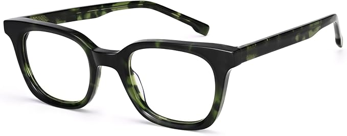 Dollger Blue Light Blocking Glasses For Woman Men Thick Frame Round Non-Prescription, pertain Work，Computer Gaming，TV