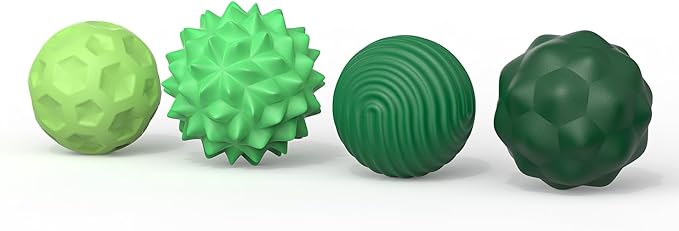 Magnetic Sensory Balls Fidget Toys - 8pcs Attraction Balls with Textures Silicone Shell for Adults,Stress Relief Toy for Autism Anxiety,Desk Fidget Toys,Stocking Stuffers for Teens Womens Gifts