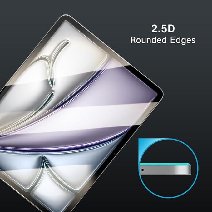 PERFECTSIGHT Anti Blue Light Screen Protector Compatible with iPad Pro 13 Inch 2024 6th Gen, [Medical-Grade HD Clear Eye Protection] Blue Light Blocking Filter 6 Radiations Tempered Glass