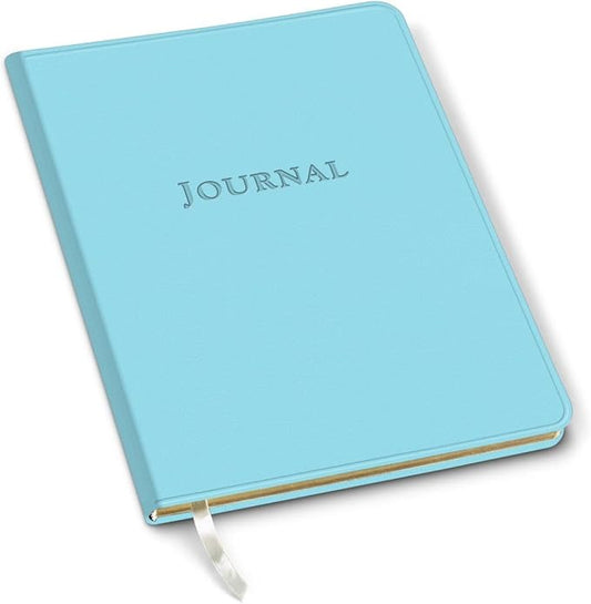 Gallery Leather Journal Notebook - 192 Pages, Softcover, For Men and Women, For Writing, Work & Travel, Handcrafted - Caribbean Aqua - 9.75 x 7.5, Large Lined