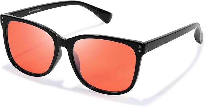 SODQW Gaming Blue Light Blocking Glasses for Men Women Reduce Eyestrain Orange Aviator Eyeglasses for Computer TV