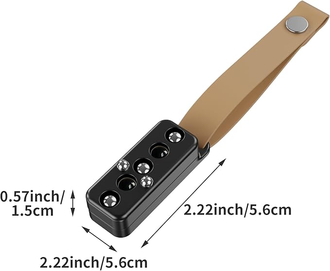 Fidget Slider for Adults, Fidget Slider Toy, EDC Fidget Toy, Black